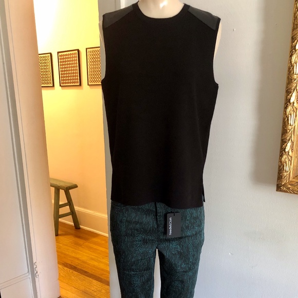 Polo Ralph Lauren Sweater Vest Black Wool Blend M - Picture 2 of 9